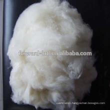 Pure Inner Mongolian dehaired white cashmere fiber supplier with good quality